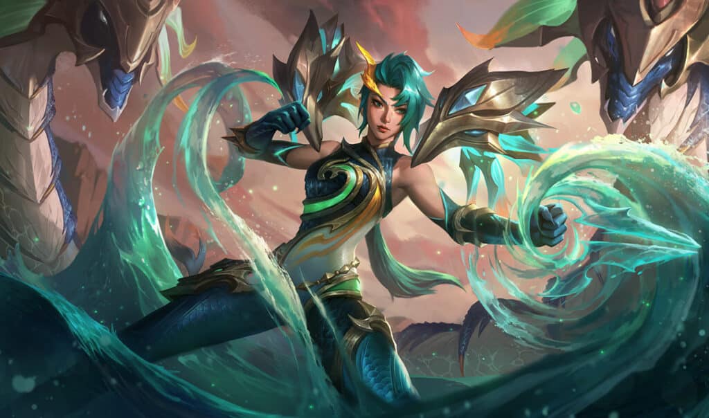 Lagoon Dragon Kai'Sa Prestige Edition Skin - League of Legends