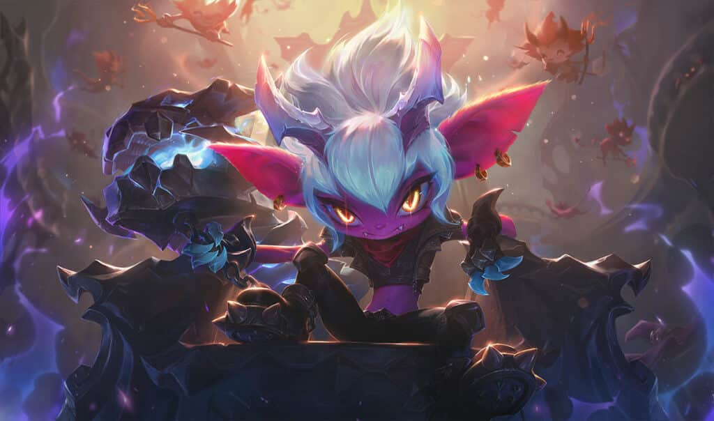 Little Demon Tristana Skin - League of Legends