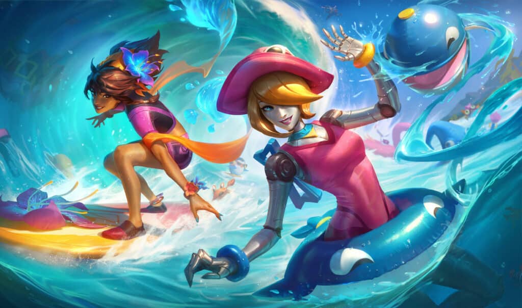 Pool Party Orianna Skin - League of Legends