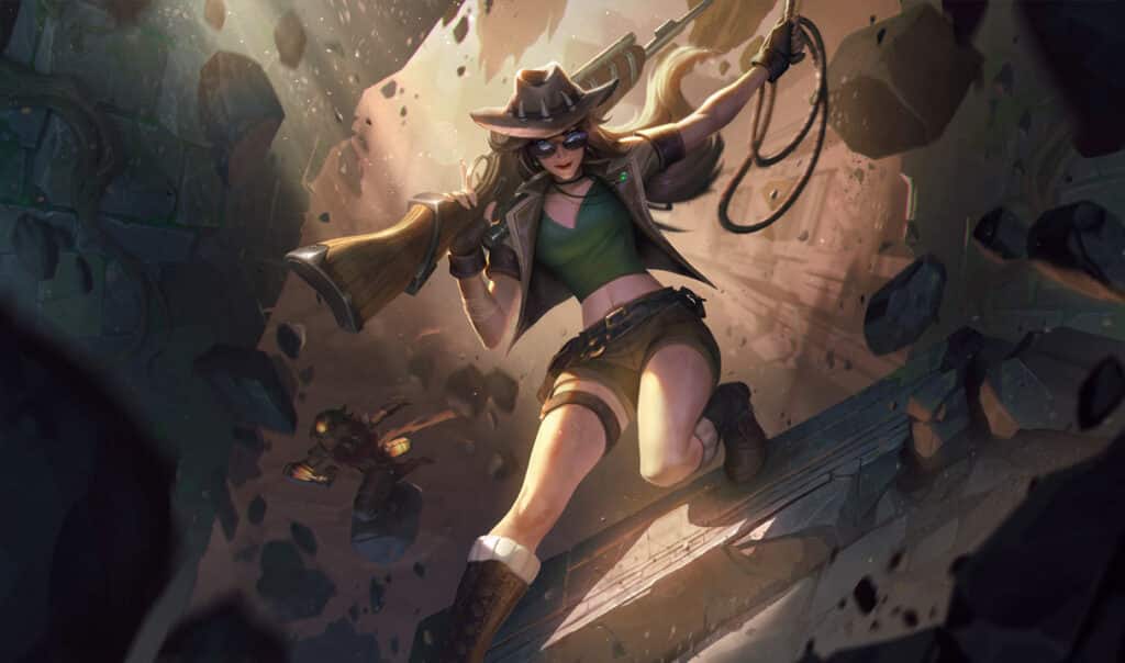 Safari Caitlyn Skin - League of Legends