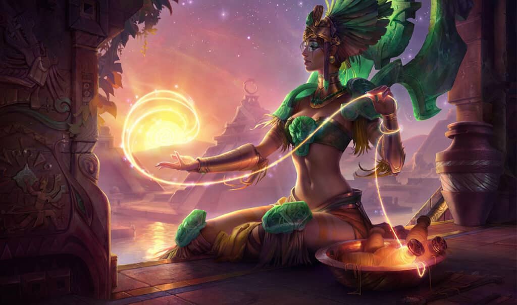 Sun Goddess Karma Skin - League of Legends