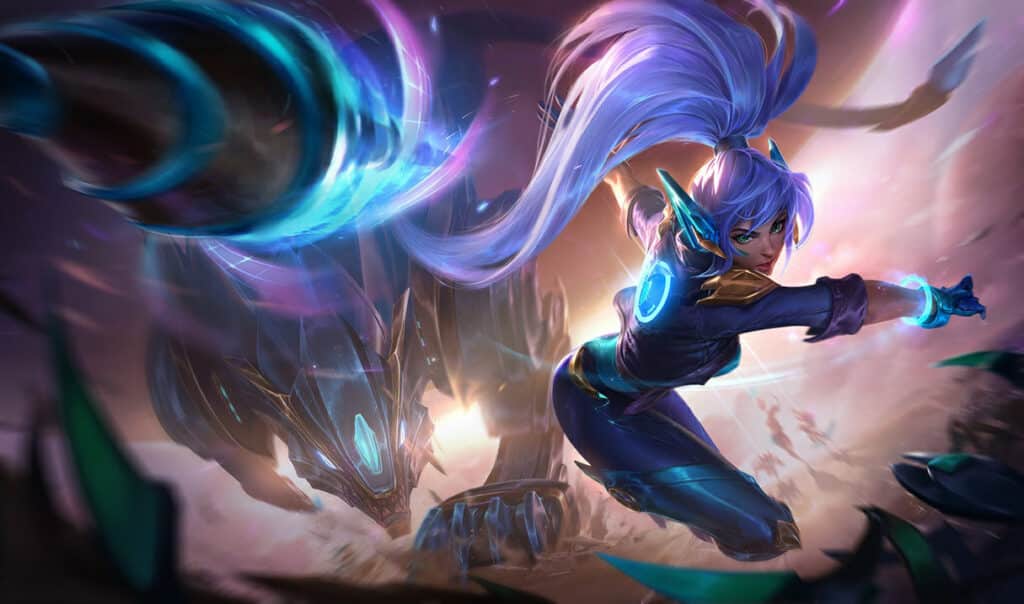 Super Galaxy Nidalee Skin - League of Legends