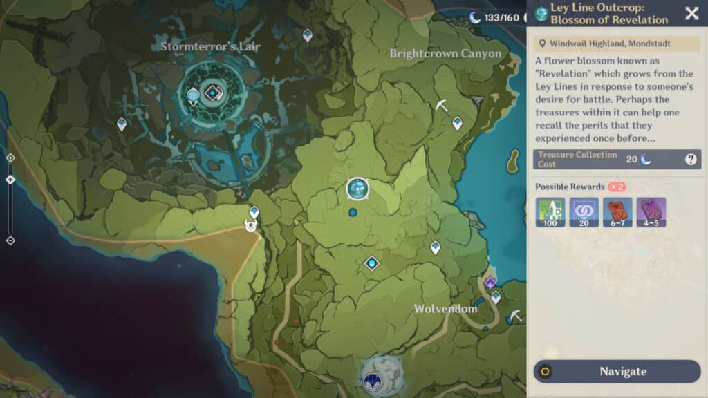 Genshin Impact Ley Line Outcrop: Blossom of Revelation