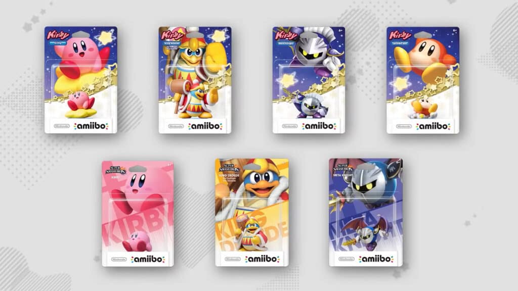 All Kirby and the Forgotten Land amiibo 