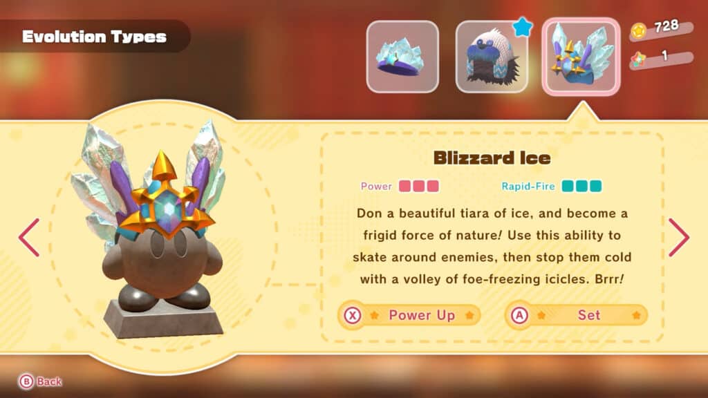 Blizzard Ice Copy Ability - Kirby And The Forgotten Land