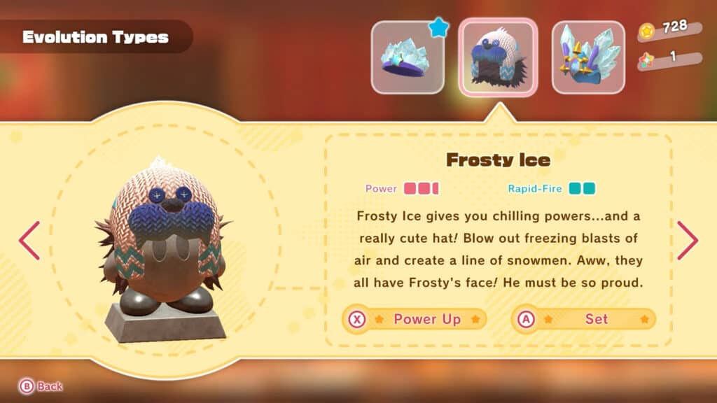 Frosty Ice Copy Ability - Kirby And The Forgotten Land