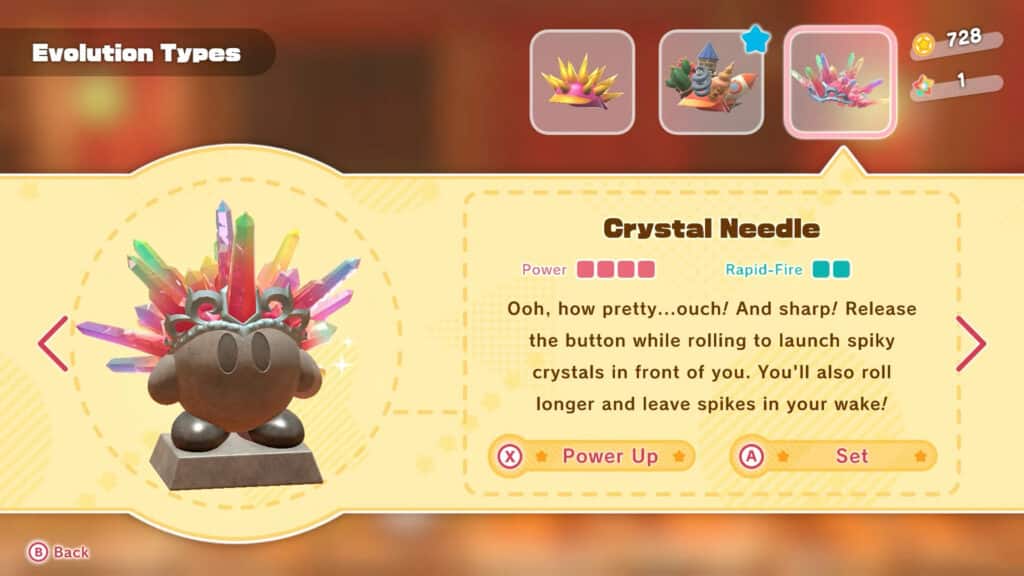 Crystal Needle Copy Ability - Kirby And The Forgotten Land