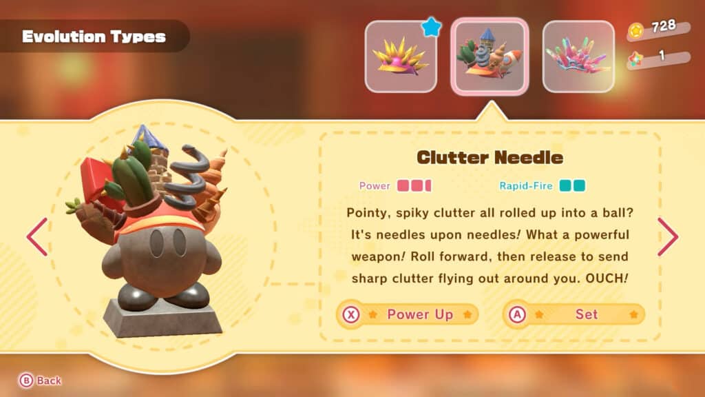 Clutter Needle Copy Ability - Kirby And The Forgotten Land