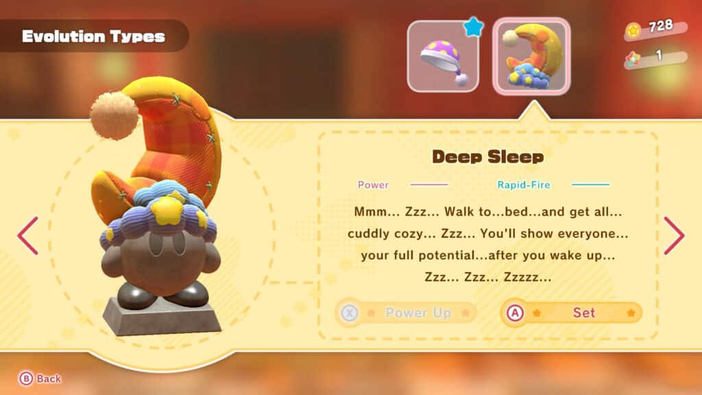 Deep Sleep Copy Ability - Kirby And The Forgotten Land