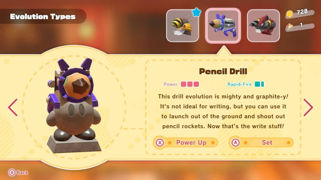 Pencil Drill Copy Ability - Kirby And The Forgotten Land