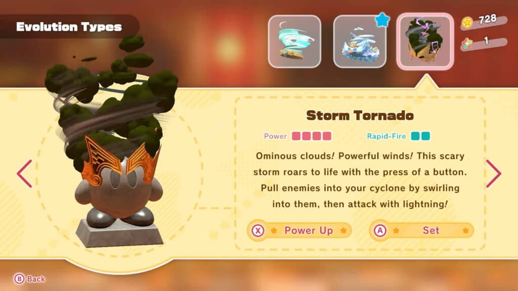 Storm Tornado Copy Ability - Kirby And The Forgotten Land