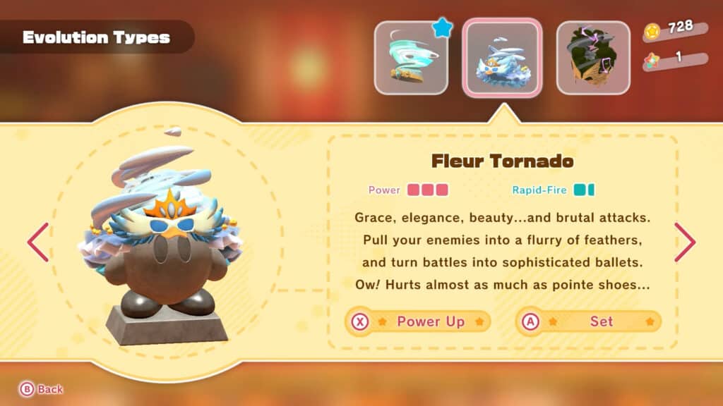 Fleur Tornado Copy Ability - Kirby And The Forgotten Land