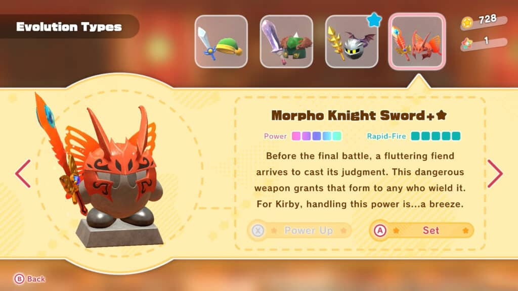 Morpho Knight Sword Copy Ability - Kirby And The Forgotten Land