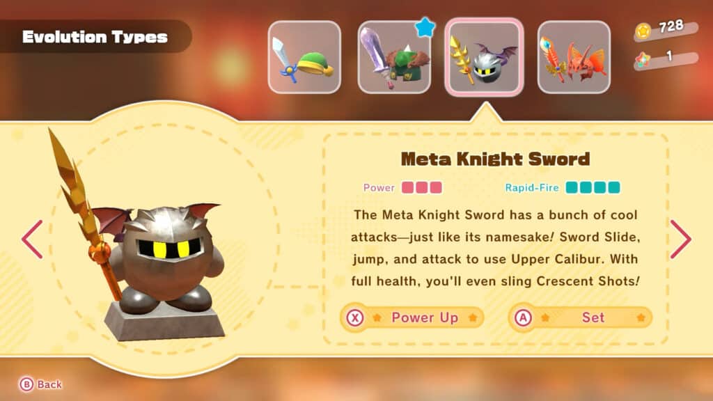 Meta Knight Sword Copy Ability - Kirby And The Forgotten Land