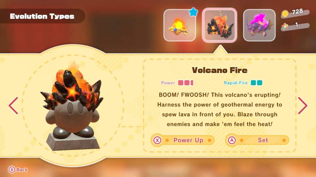 Volcano Fire Copy Ability - Kirby And The Forgotten Land