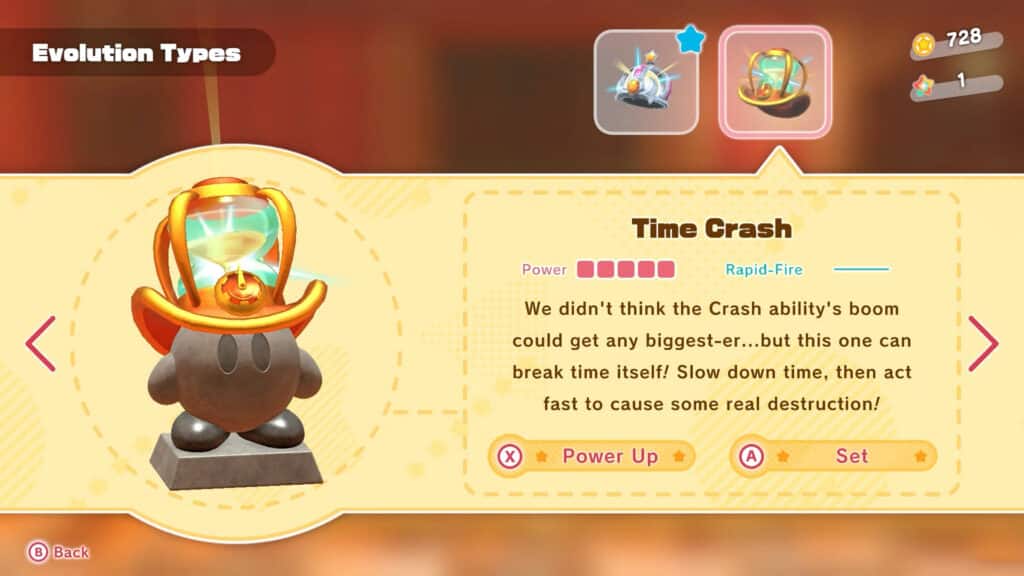 Time Crash Copy Ability - Kirby And The Forgotten Land