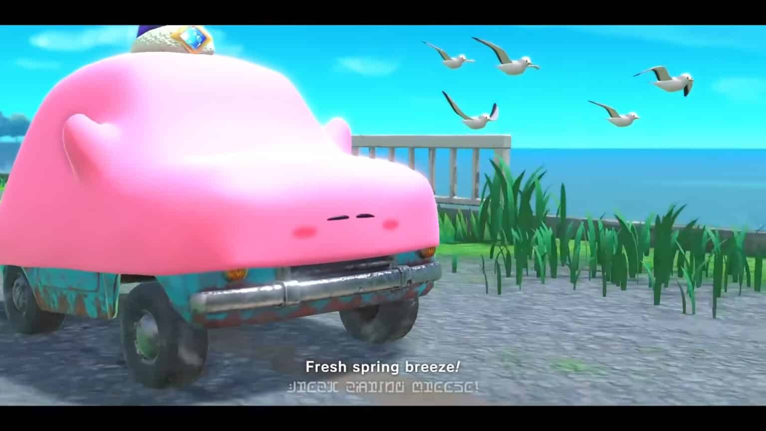 Kirby and the Forgotten Land Mouthful Car