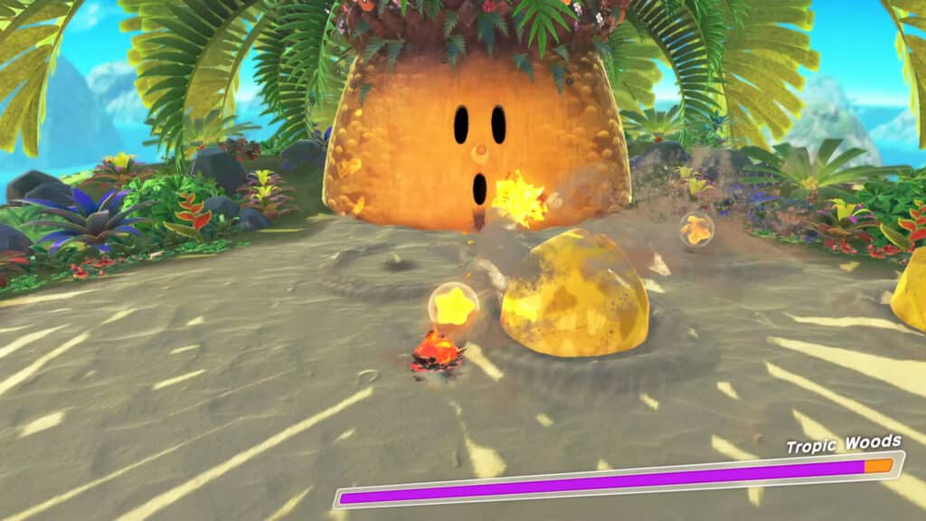 How to Beat Tropic Woods in Kirby and the Forgotten Land