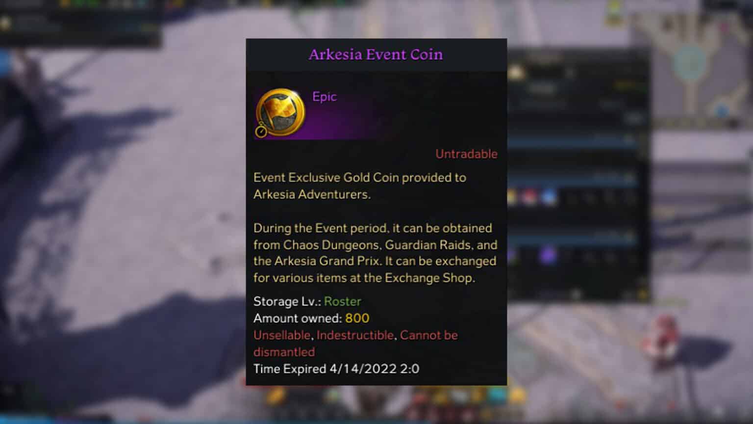 arkesia event coin lost ark