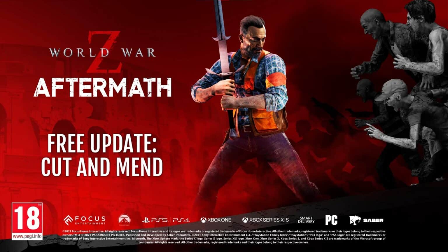 World War Z Aftermath Cut and Mend Major Free Update Now Available