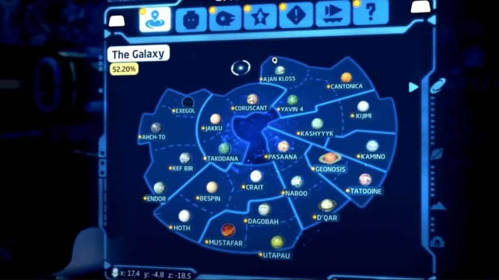 All Planets and Locations List in LEGO Star Wars The Skywalker Saga