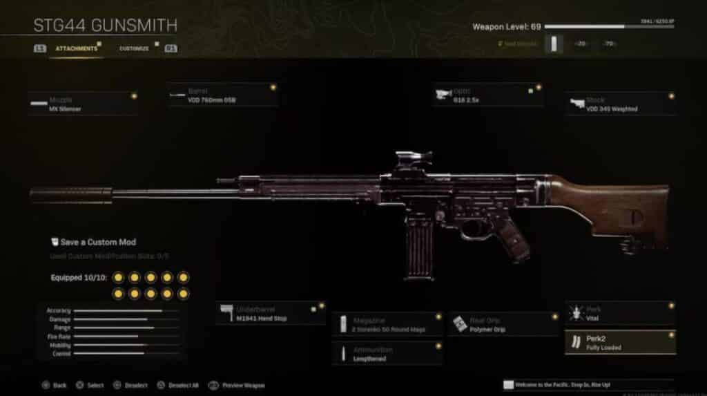 Best STG44 Loadout in Call of Duty Warzone