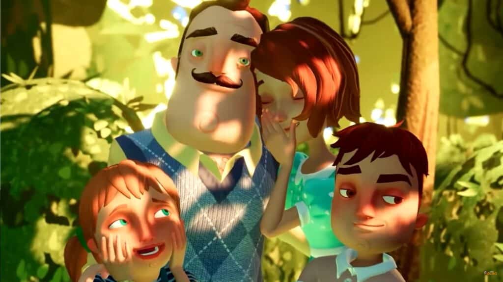 Hello Neighbor 2 - Peterson family photo