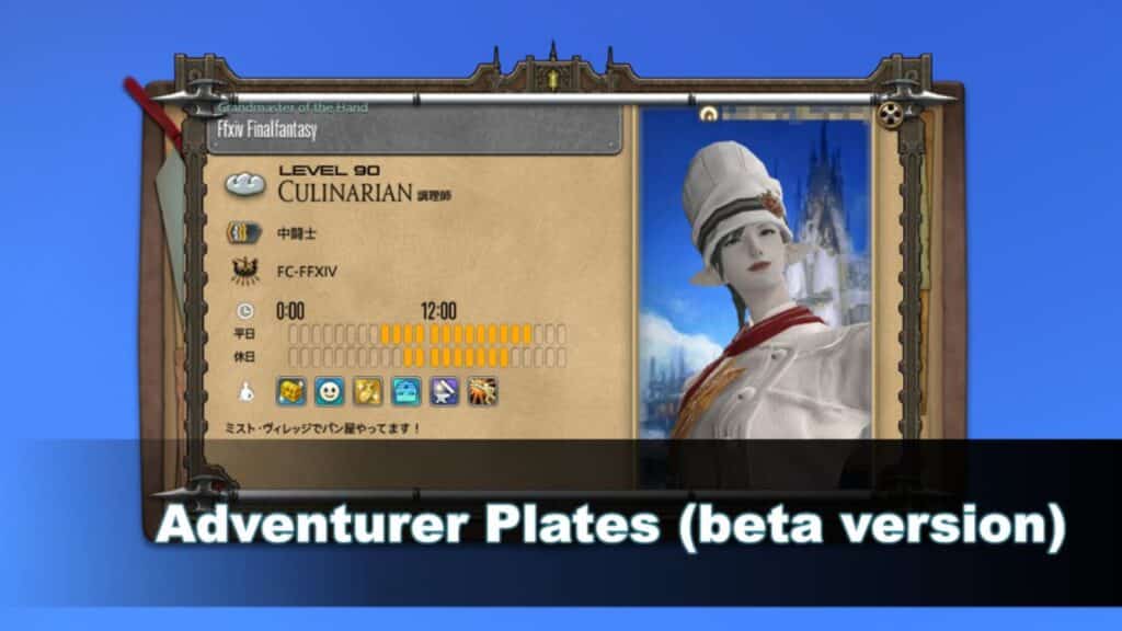 How to Use Adventurer Plates in FFXIV