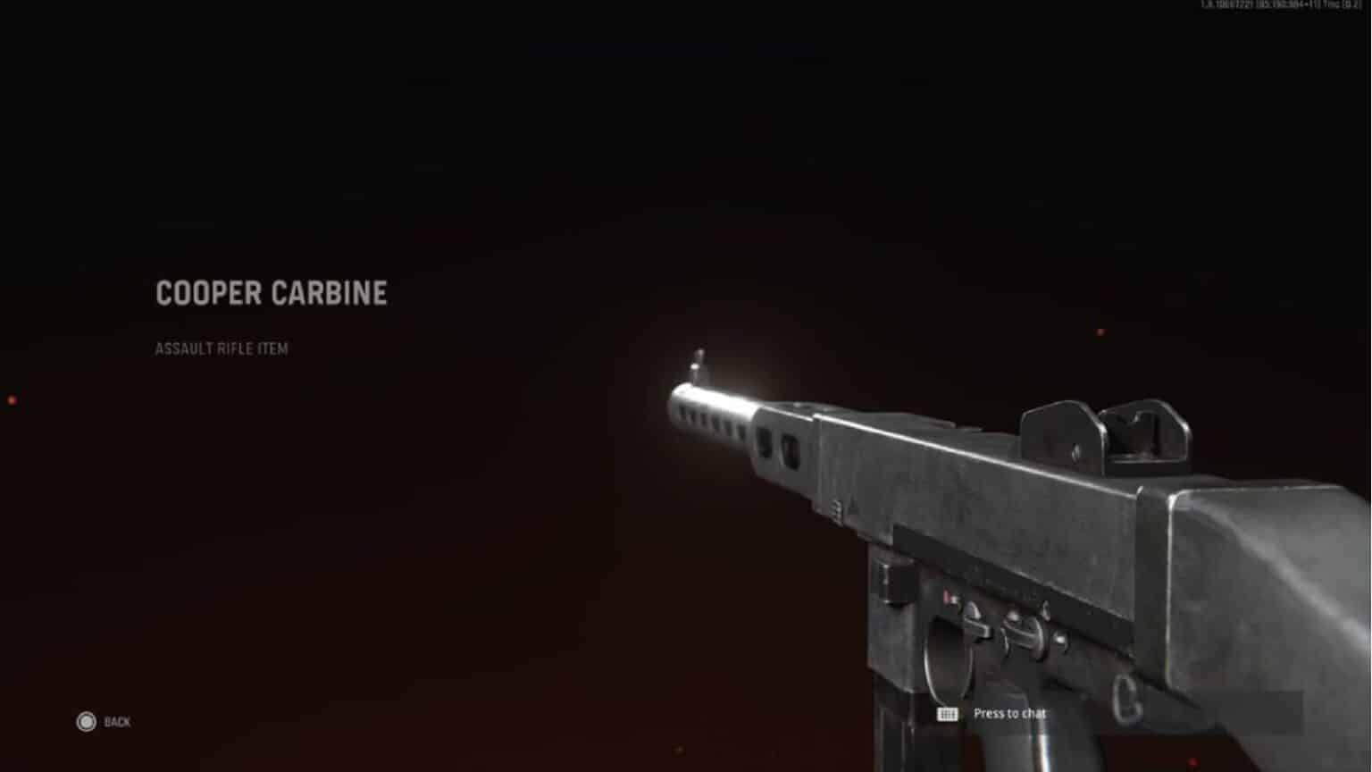 The best Cooper Carbine loadout 1 in Call of Duty Warzone