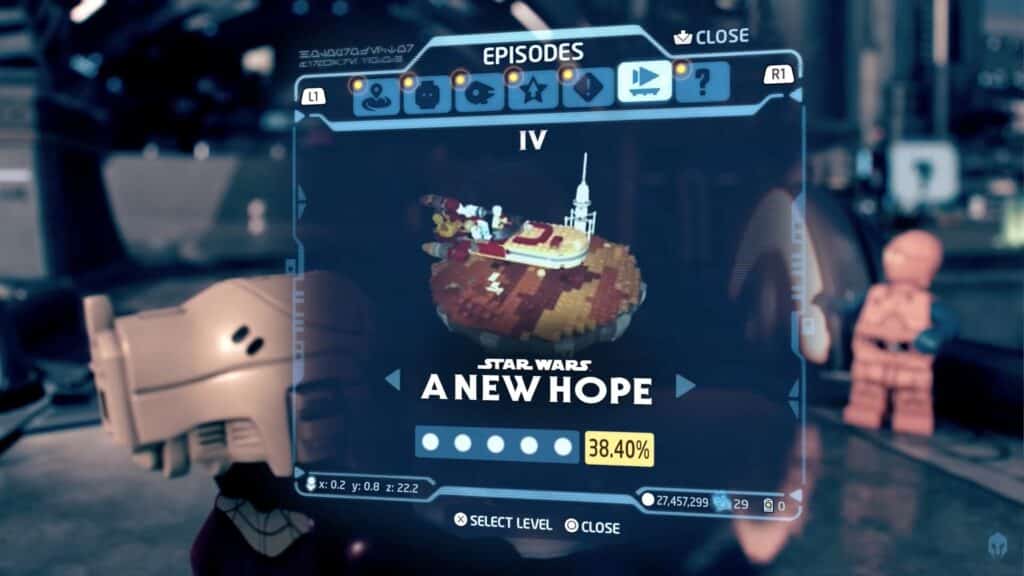 What Episode should you start at in LEGO Star Wars The Skywalker Saga