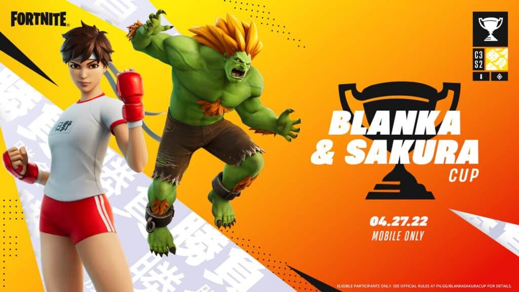 fortnite blanka sakura cup mobile