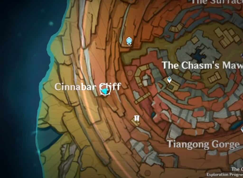 Flower of Farsight Location Map - Genshin Impact