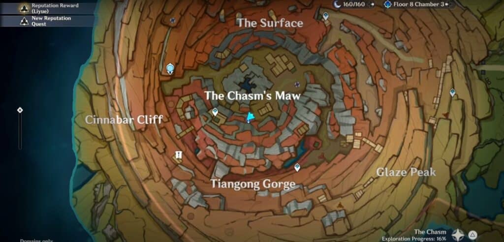 Map Location to Unlock The Millennial Mountains World Quest - Genshin Impact