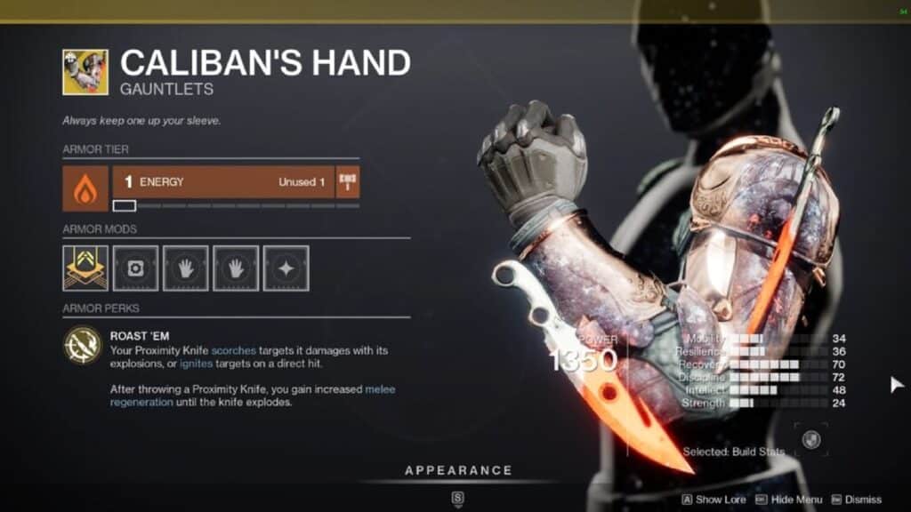 Caliban's Hand - Destiny 2 Season of the Haunted Exotic