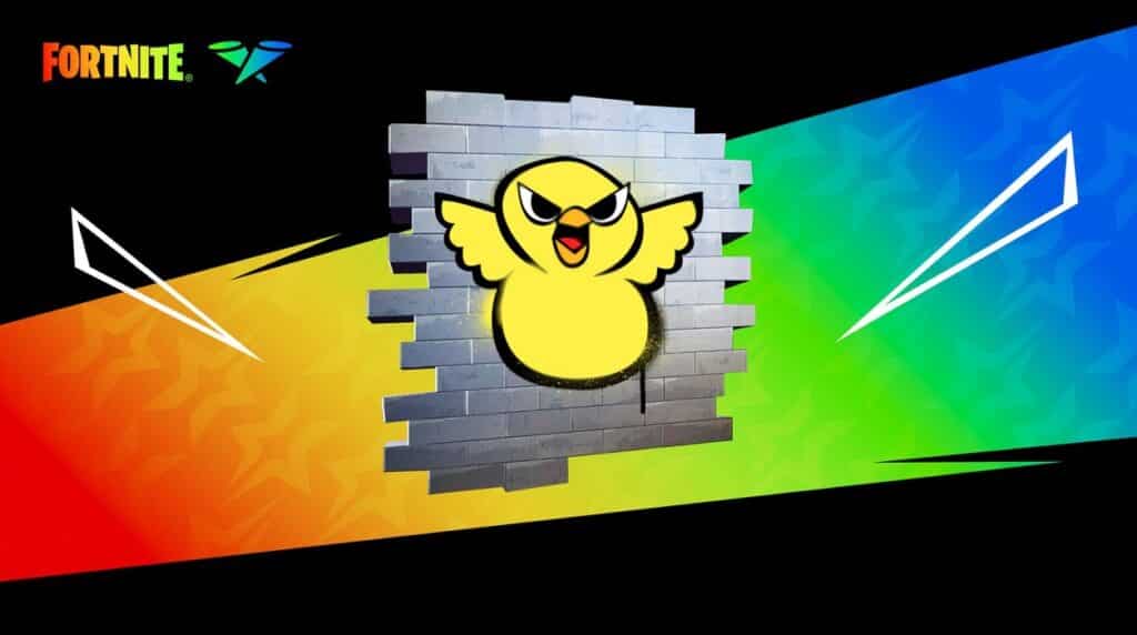 Chica Fortnite Pollito Spray