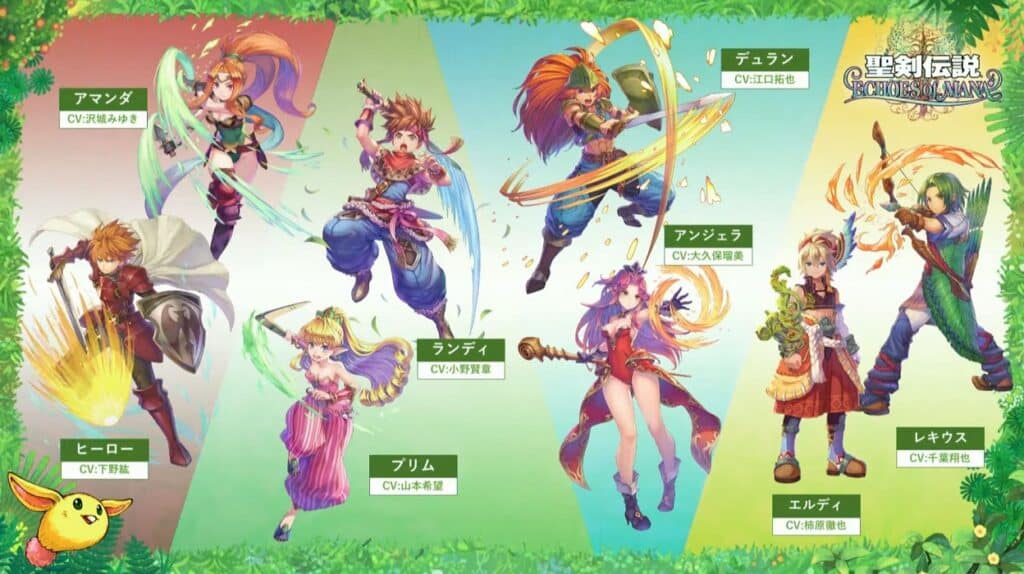 Echoes of Mana Character Tier List