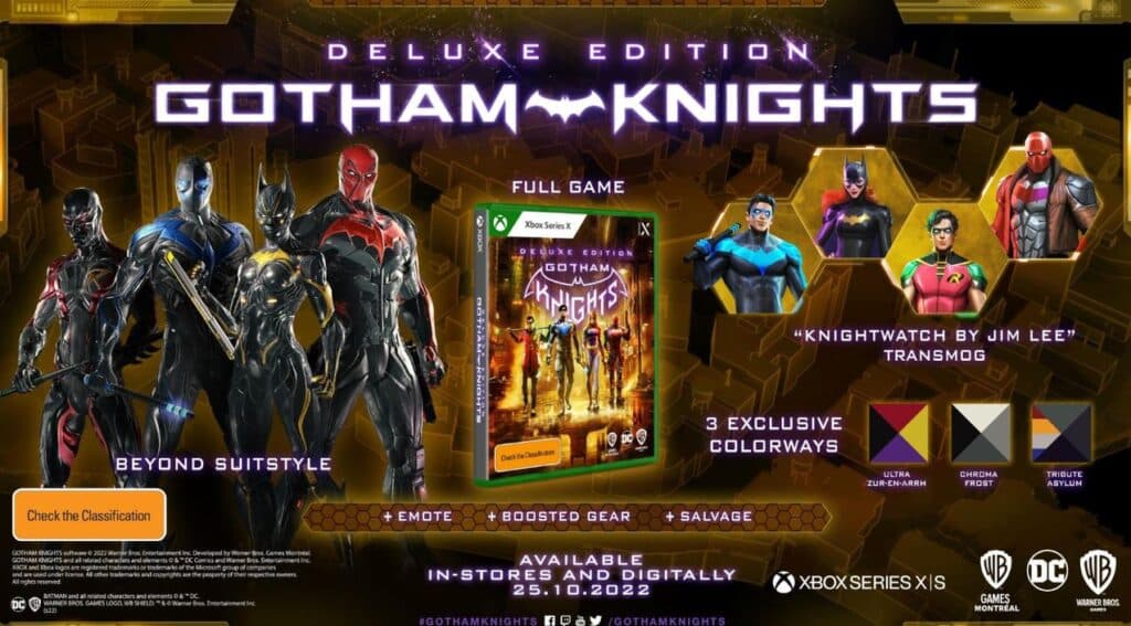 Gotham Knights Deluxe Edition - Gotham Knights Pre-Order