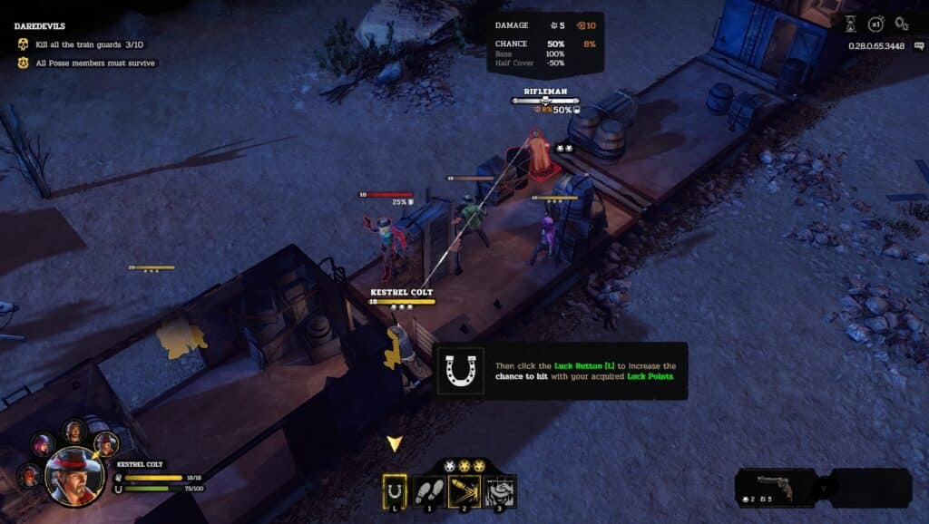 Hard West 2 Beta Gameplay Screenshot