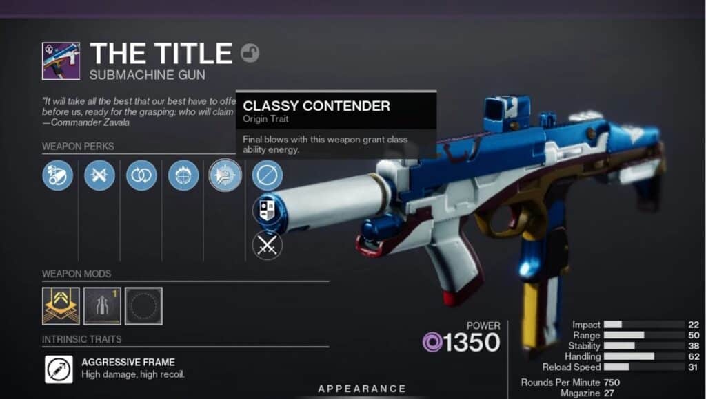 How to Get The Title SMG - Destiny 2