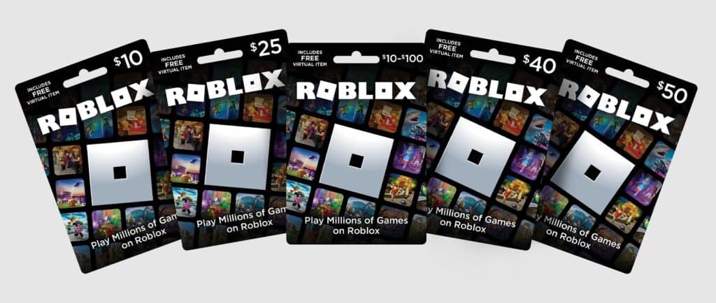 Roblox Exclusive Gift Card Items