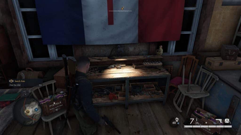 Rifle Workbench - Sniper Elite 5 Mission 1 Collectibles