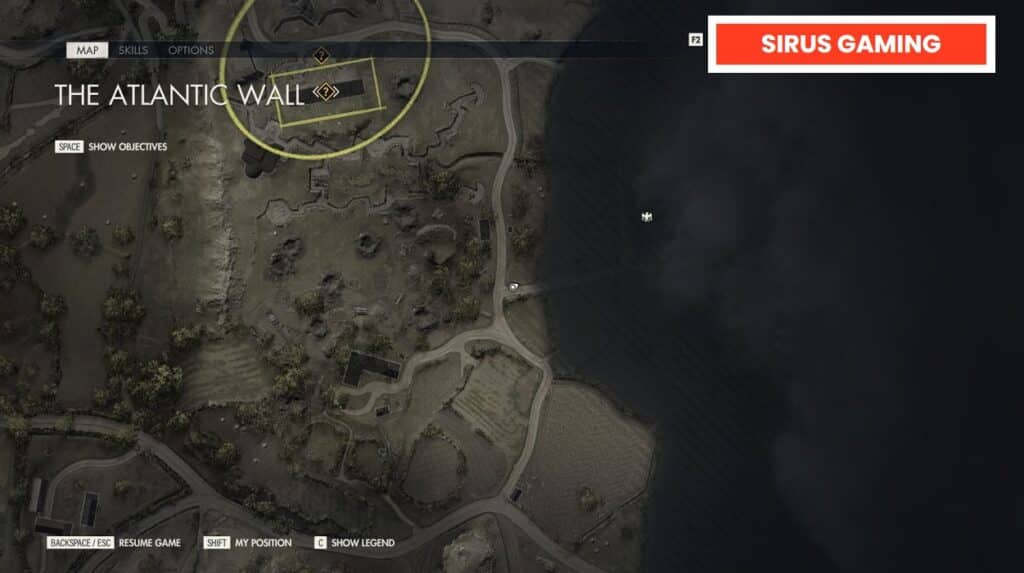 Stone Eagle 1 Map Location - Sniper Elite 5 Mission 1 Collectibles