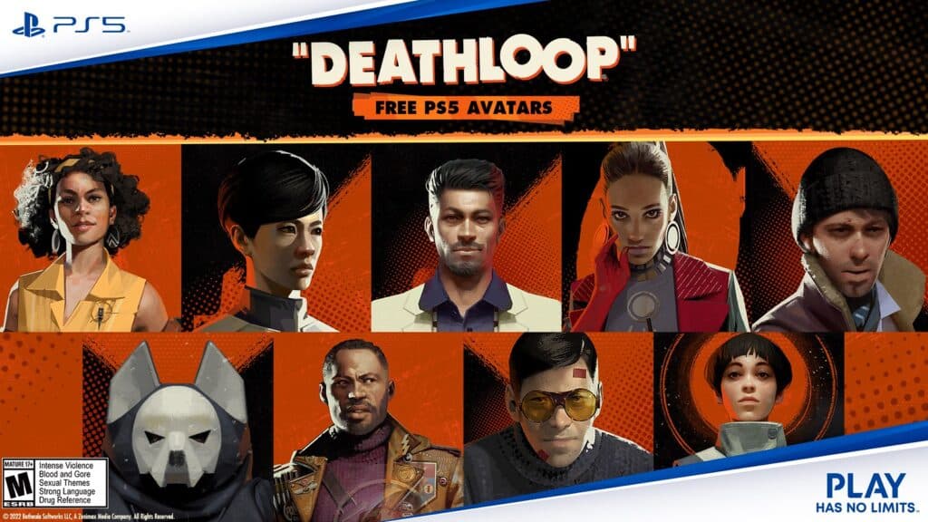 deathloop game update 3 free ps5 avatars