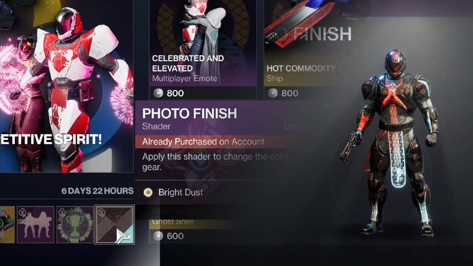 Destiny 2 Photo Finish Shader cover