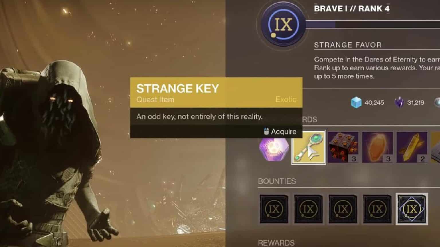 Destiny 2 Strange Key cover