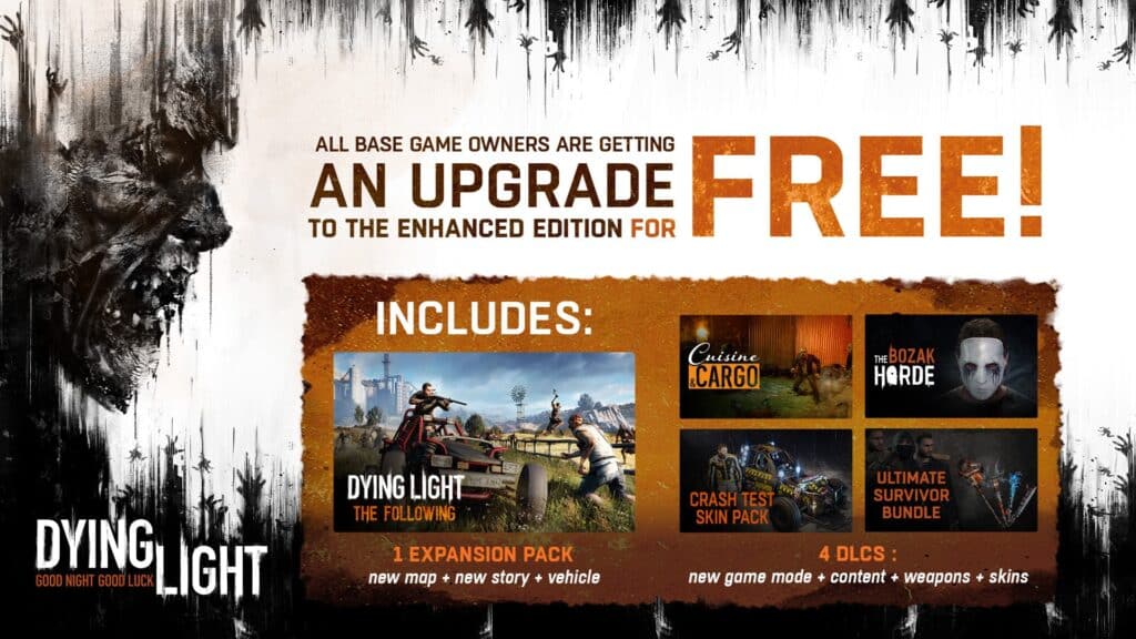 dying light enhanced edition free upgrade