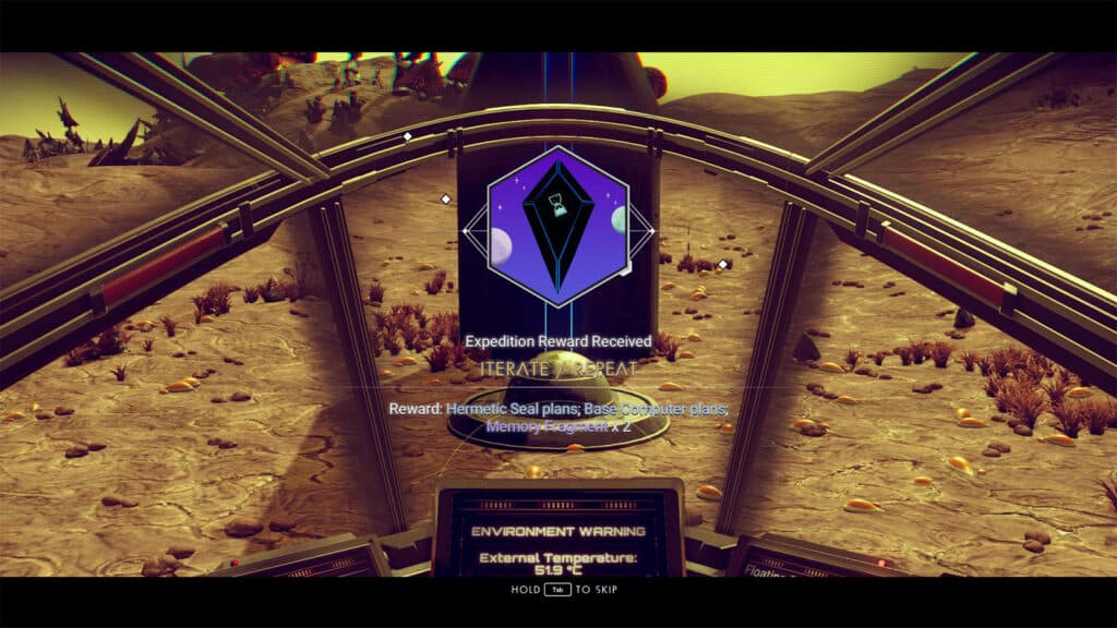 Complete the Iterate/Repeat milestone - How to repair your starship in No Man's Sky Expedition 7 Leviathan