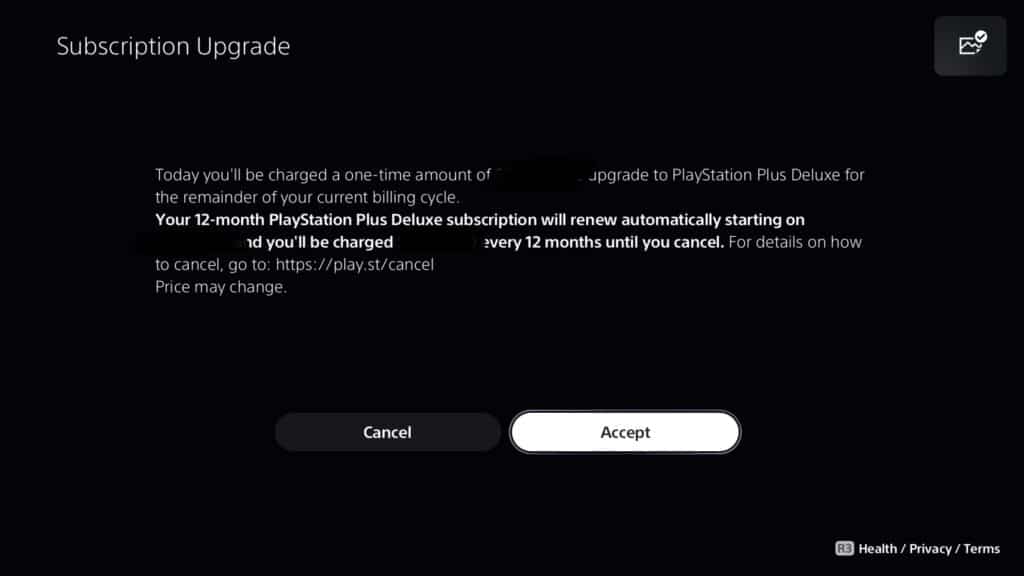 ps plus tier upgrade