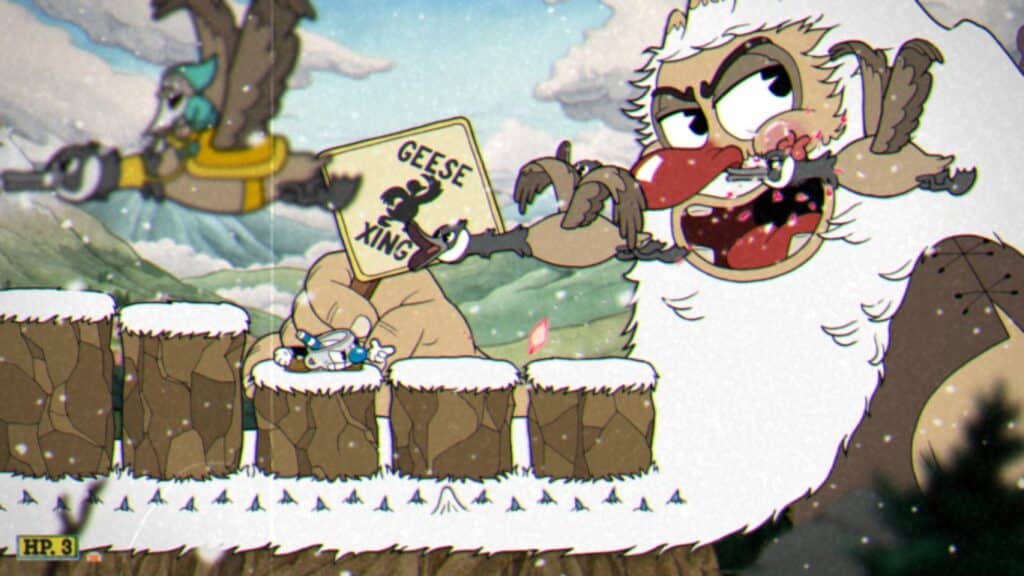 Phase #1 - Glumstone the Giant - Cuphead DLC Gnome Way Out Boss Fight