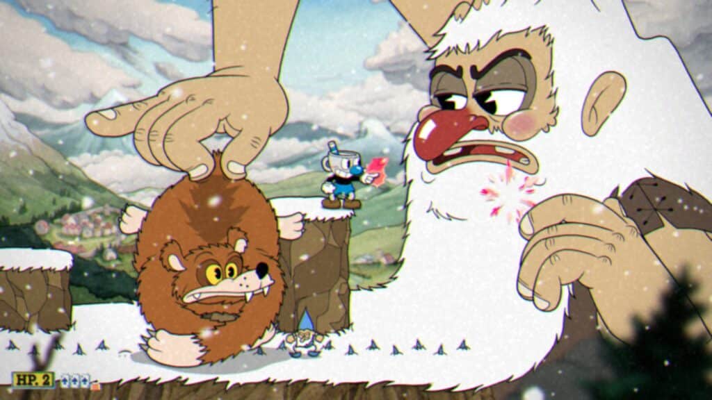 Phase #1 - Glumstone the Giant - Cuphead DLC Gnome Way Out Boss Fight